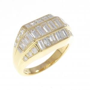 K18YG ダイヤモンド リング 2.10CT