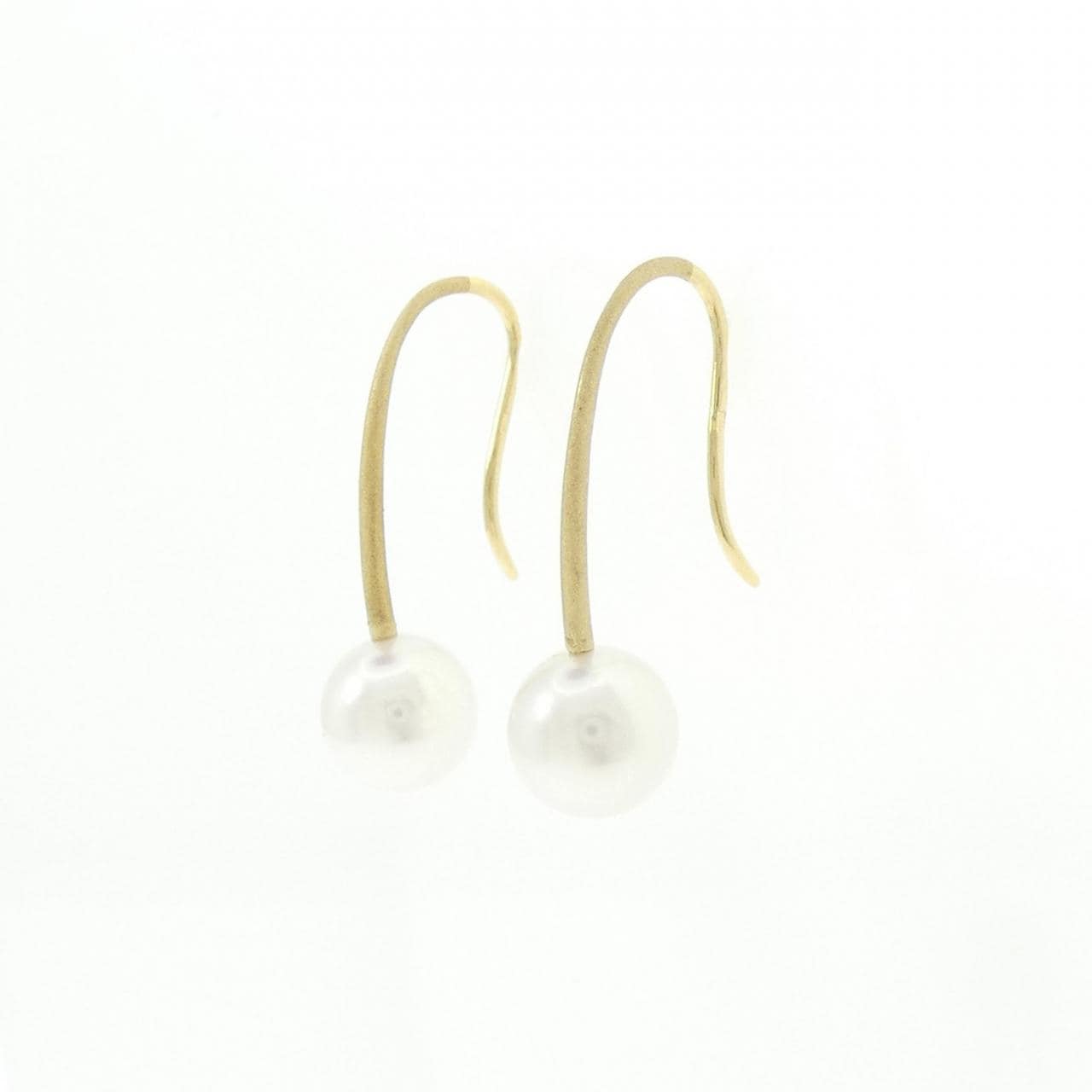 K18YG アコヤパール ピアス 8.1mm