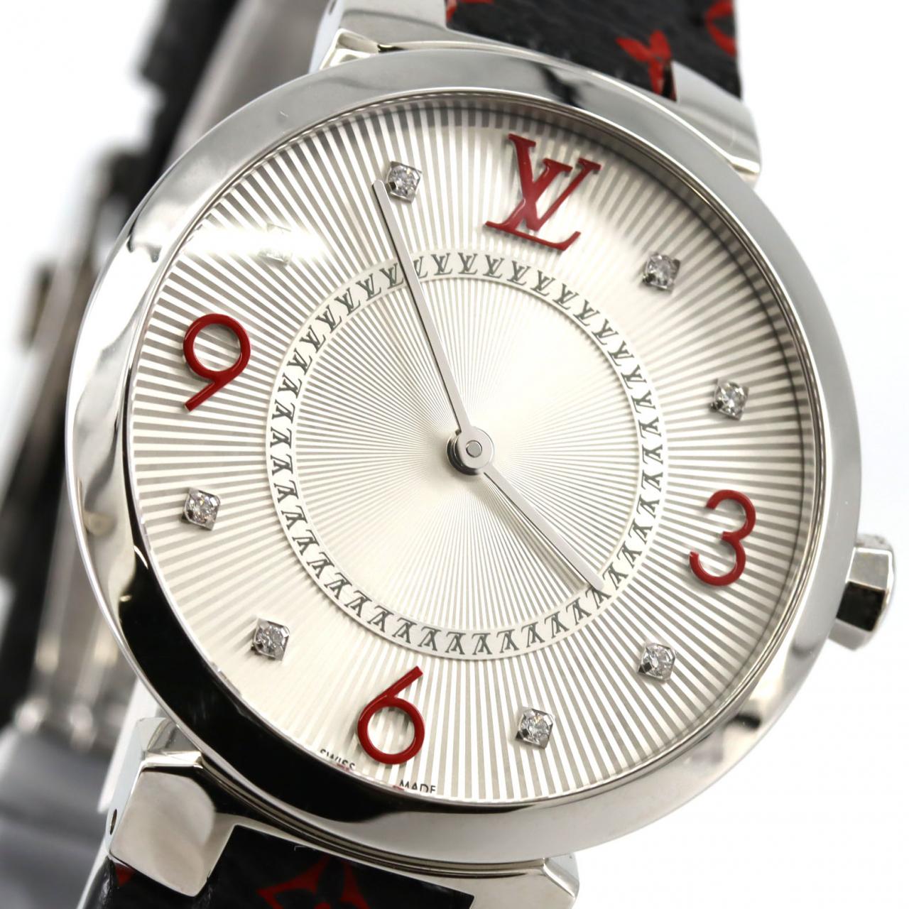 ルイヴィトン タンブールモノグラム･8P Q13MJA SS クォーツ