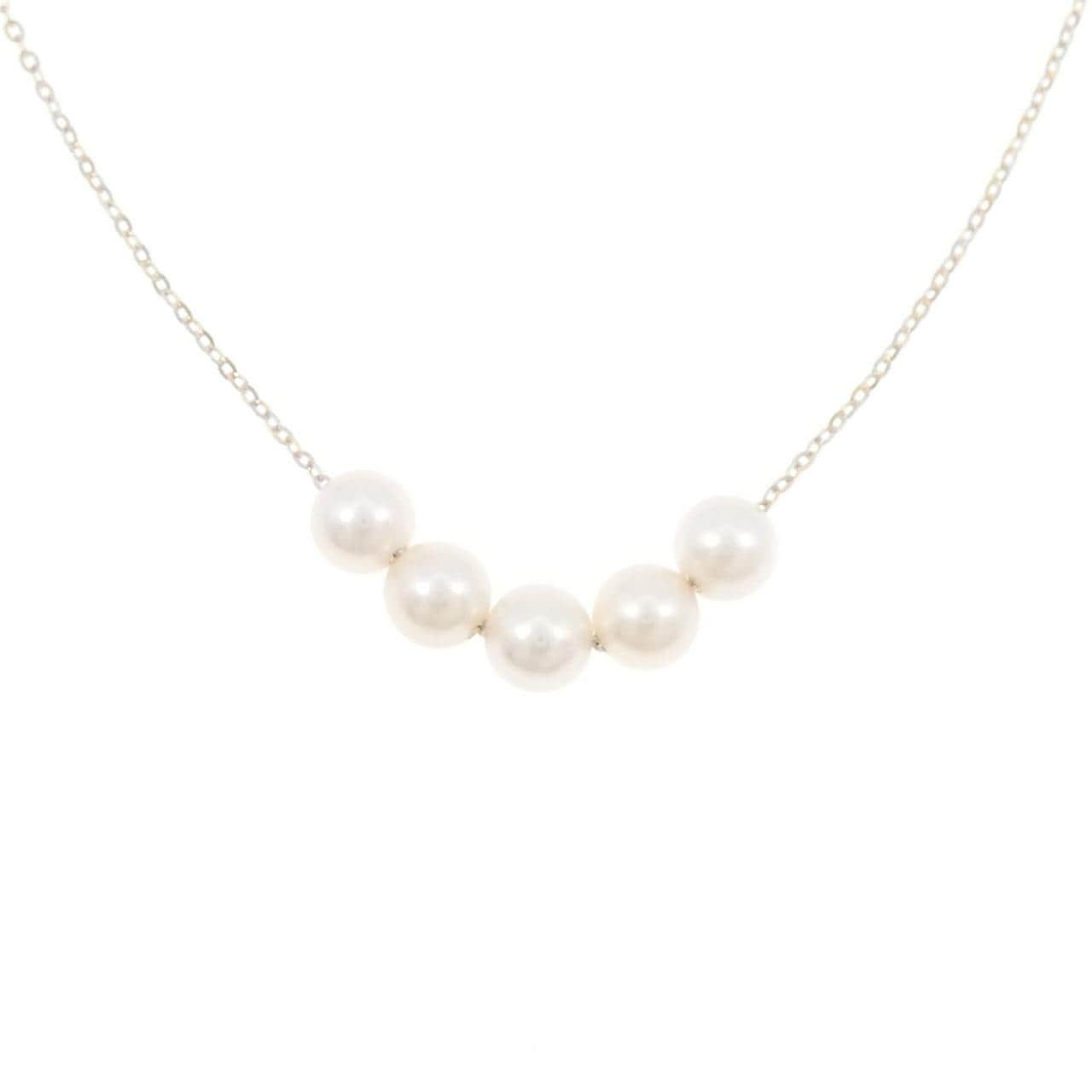 K18YG/K18WG アコヤパール ネックレス