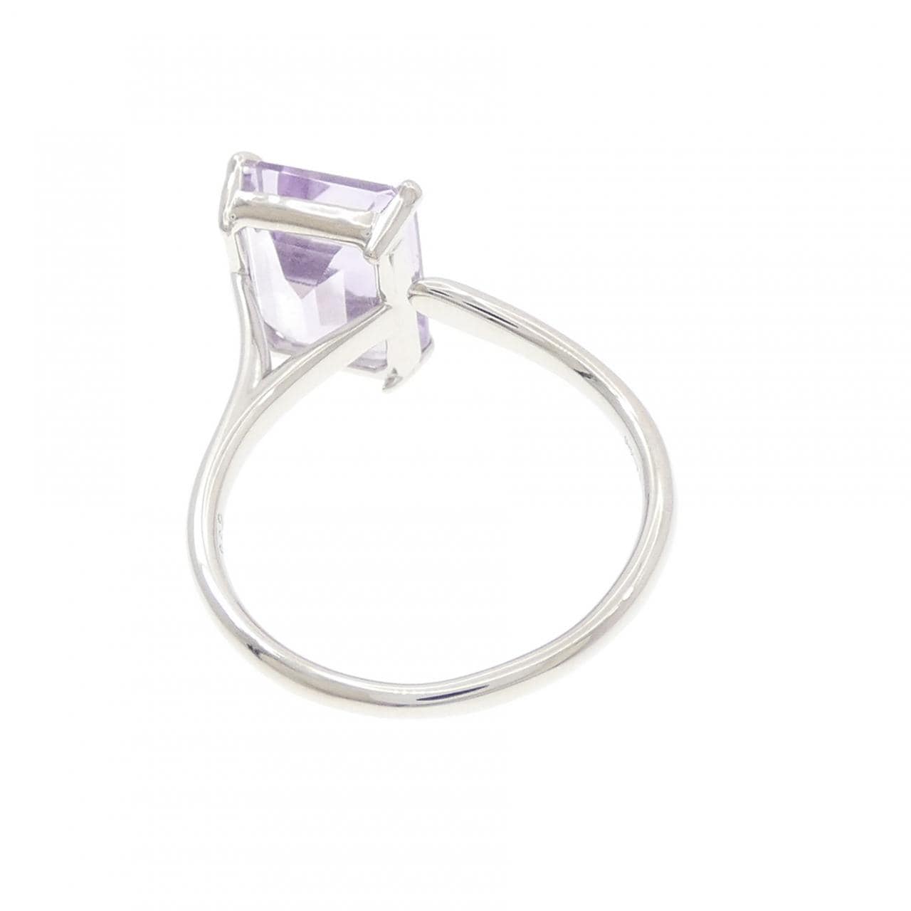 PT950 アメジスト リング 2.82CT