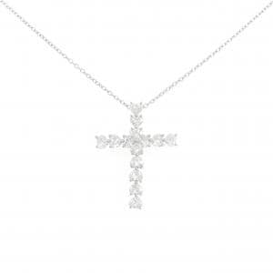 ハリーウィンストン ハートシェイプクロス ネックレス