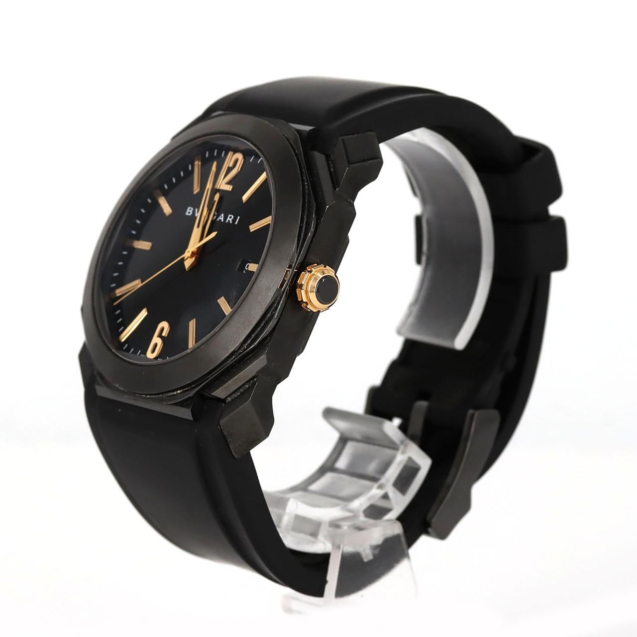 【ノーメンテナンス還元価格】ブルガリ オクトウルトラネロ DLC BGO41S/BGO41BBSVD SS 自動巻