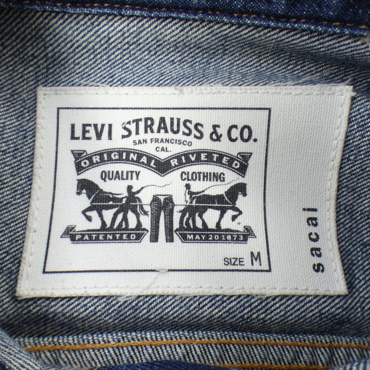 サカイ SACAI 55979-0001 デニムジャケット