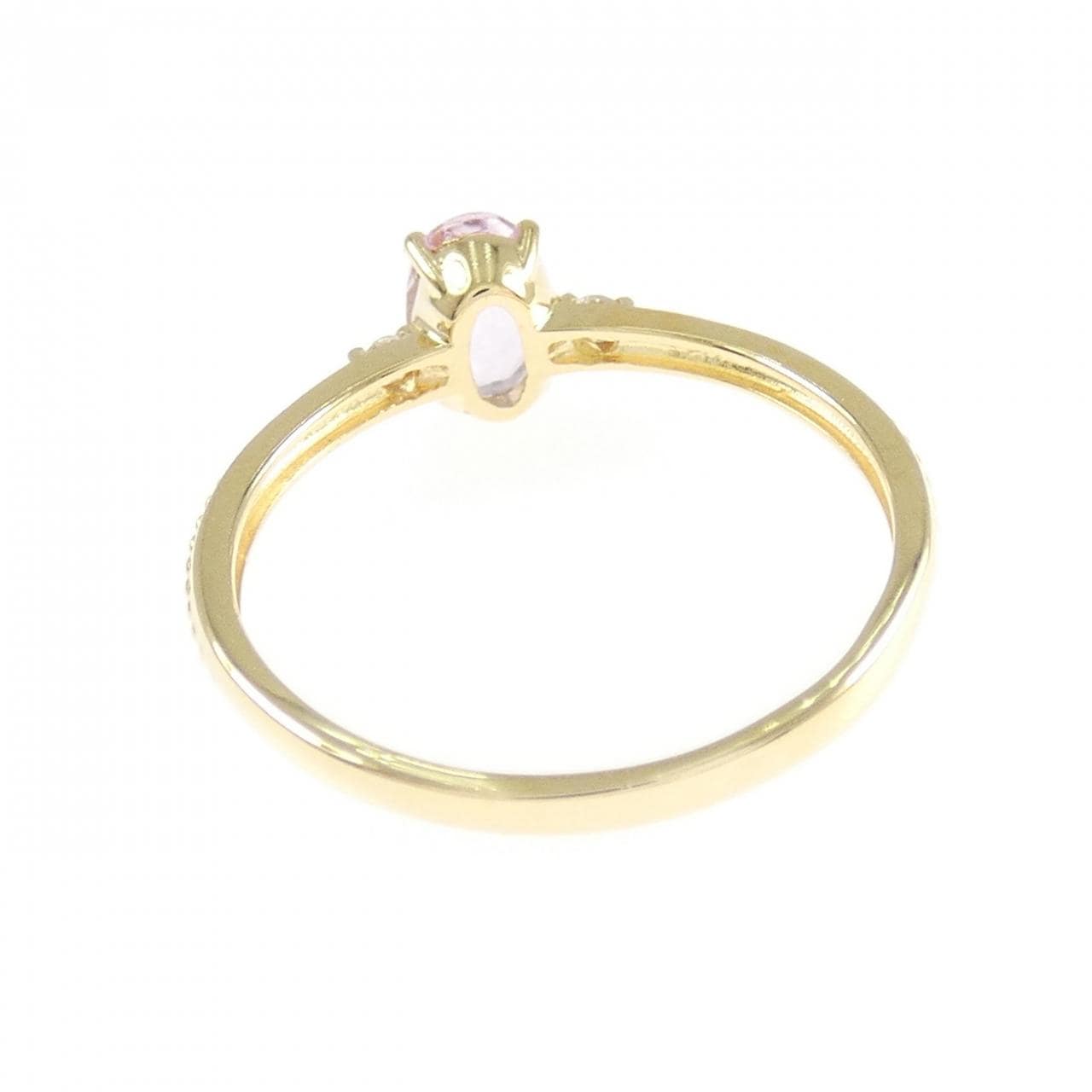 K18YG インペリアルトパーズ リング 0.5CT