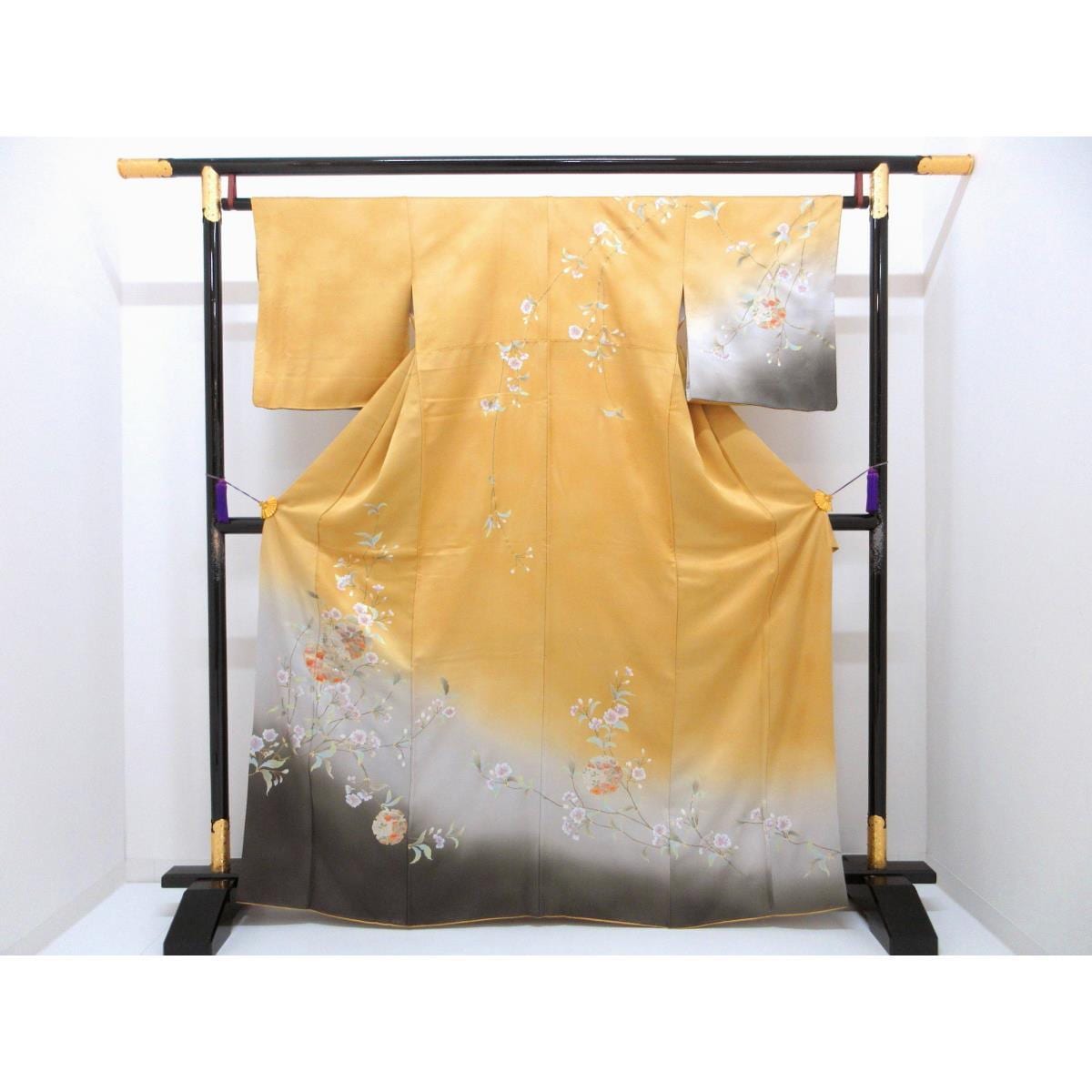 訪問着　金彩友禅　螺鈿入りボカシ染