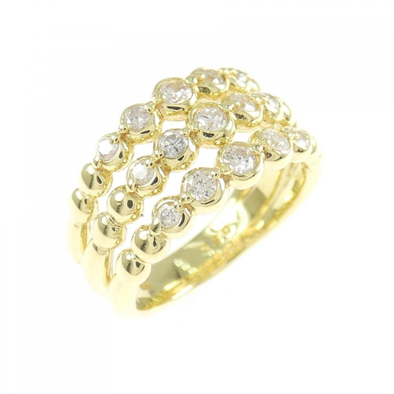 K18YG ダイヤモンド リング 0.30CT