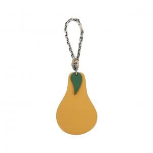 エルメス POIRE フルーツ ポルト クレ 027889CA キーホルダー