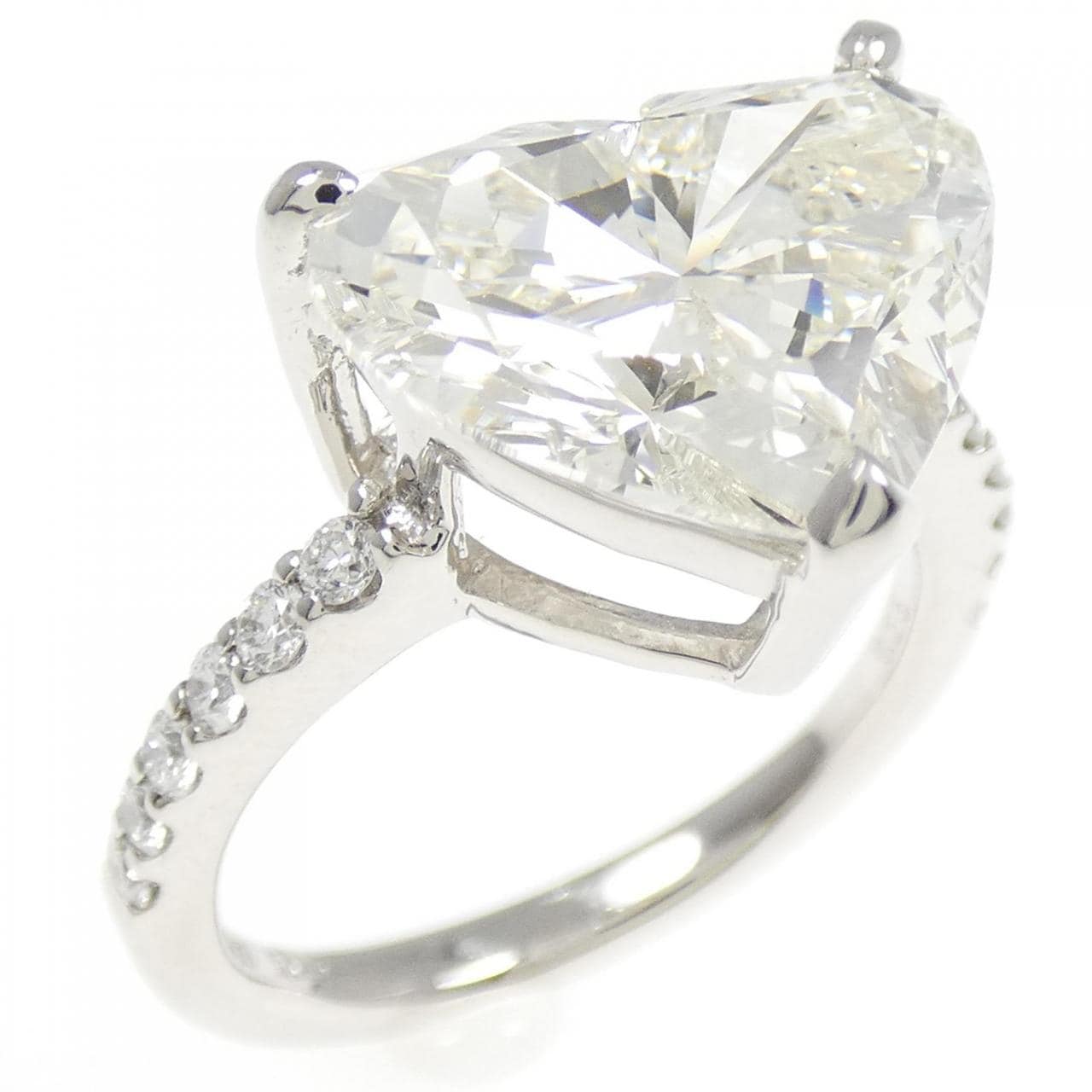 [Remake] PT Diamond Ring 5.126CT L SI2 Heart Shape