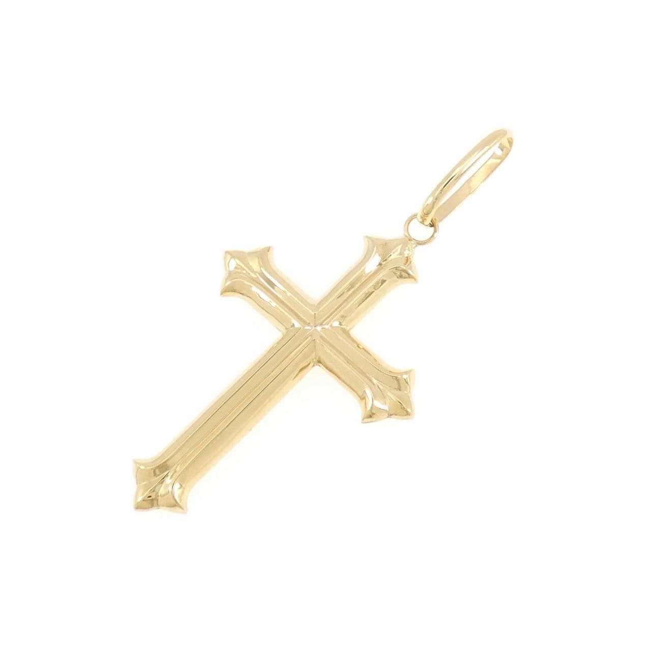 【新品】K18YG クロス ペンダント