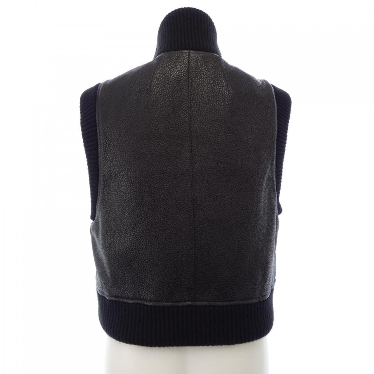 エルメス HERMES バーシティ スリーブジャケット 3H1210D2 レザーベスト