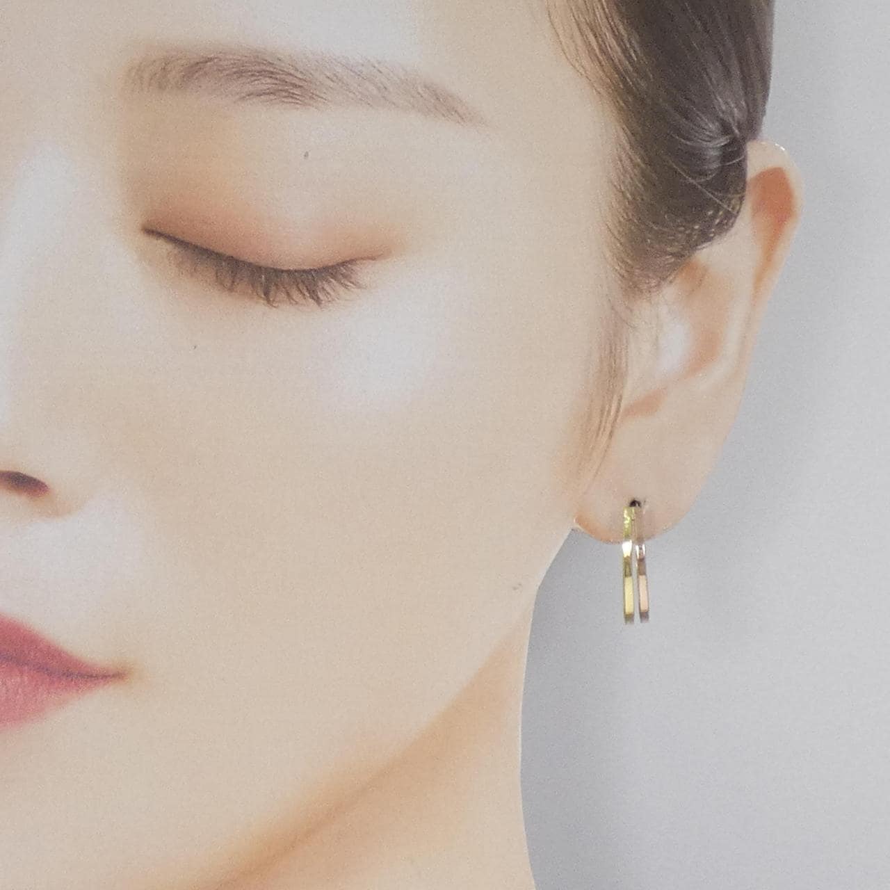 K18YG/K18PG ピアス