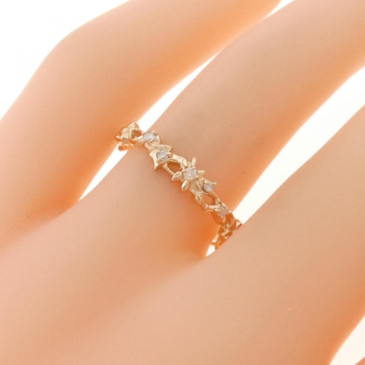 アガット ダイヤモンド リング 0.05CT
