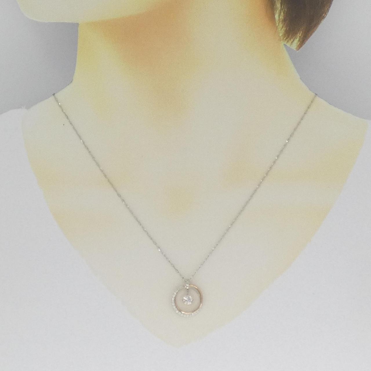 K18WG/K18PG ダイヤモンド ネックレス 0.30CT