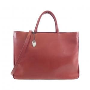 未使用　FURLA シュリンクレザー ショルダーバッグ　ダークブラウン フルラの中古通販 | ブランディア