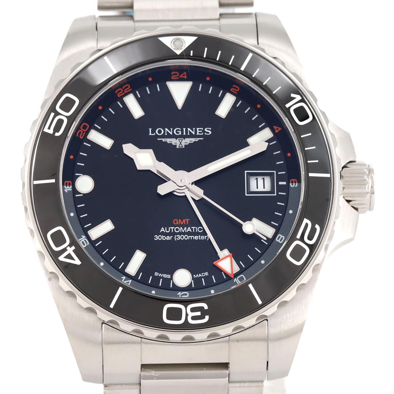 [BRAND NEW] LONGINES HydroConquest GMT L3.790.4.56.6 SS Automatic