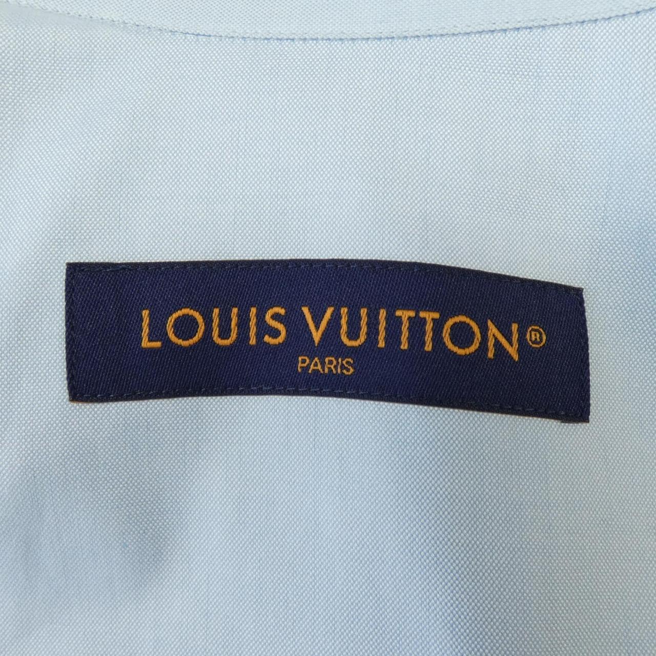 ルイヴィトン LOUIS VUITTON エンブロイダードショートスリーブコットンシャツ HRS14WJXU S／Sシャツ