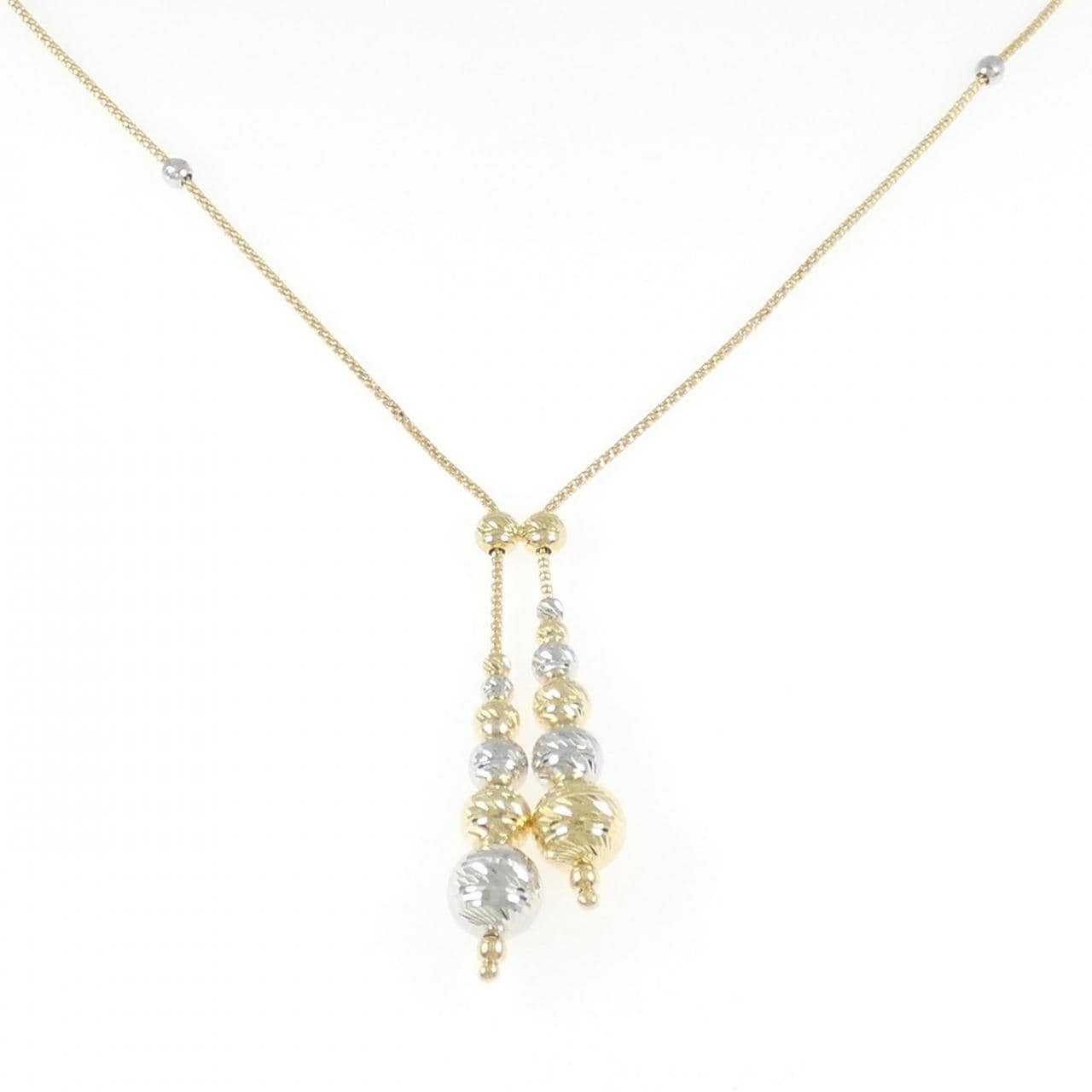 【新品】750YG/750WG ネックレス