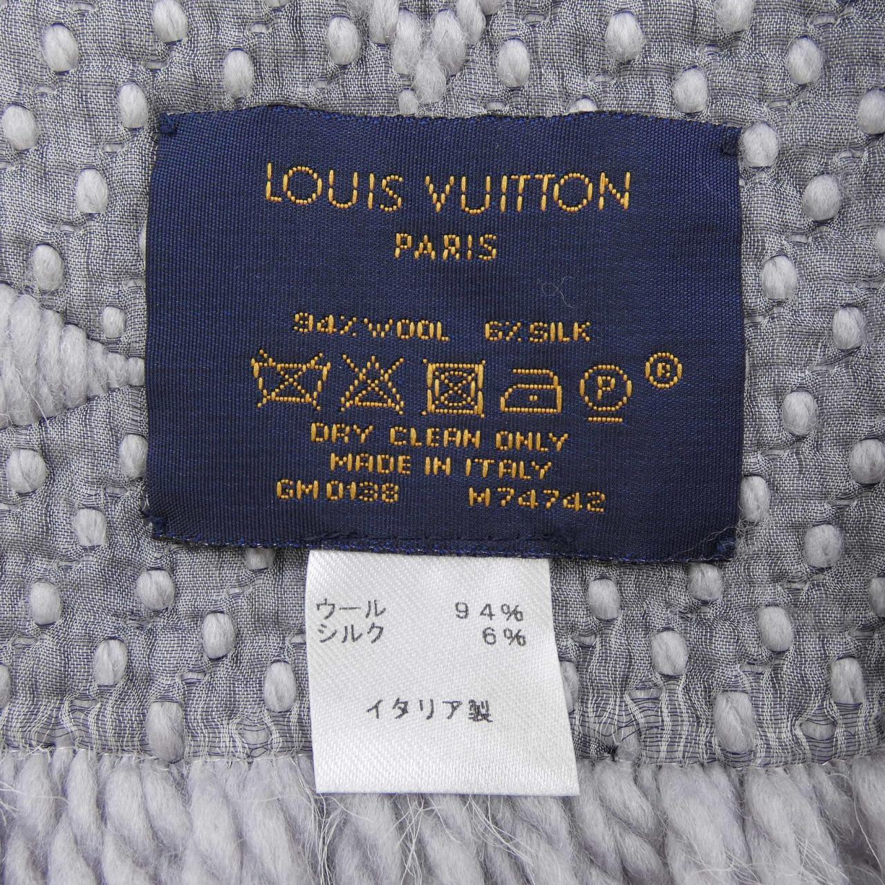 ルイヴィトン LOUIS VUITTON ロゴマニア M74742 MUFFLER