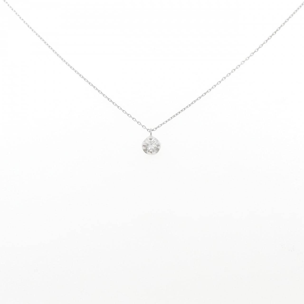 K10WG ダイヤモンド ネックレス 0.09CT