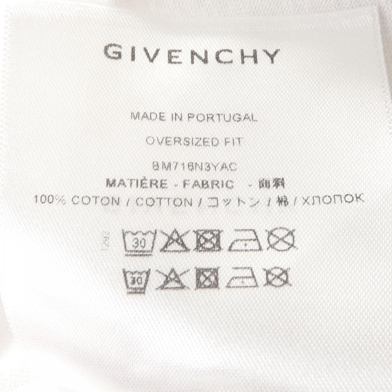 ジバンシー GIVENCHY BM716N3YAC Tシャツ