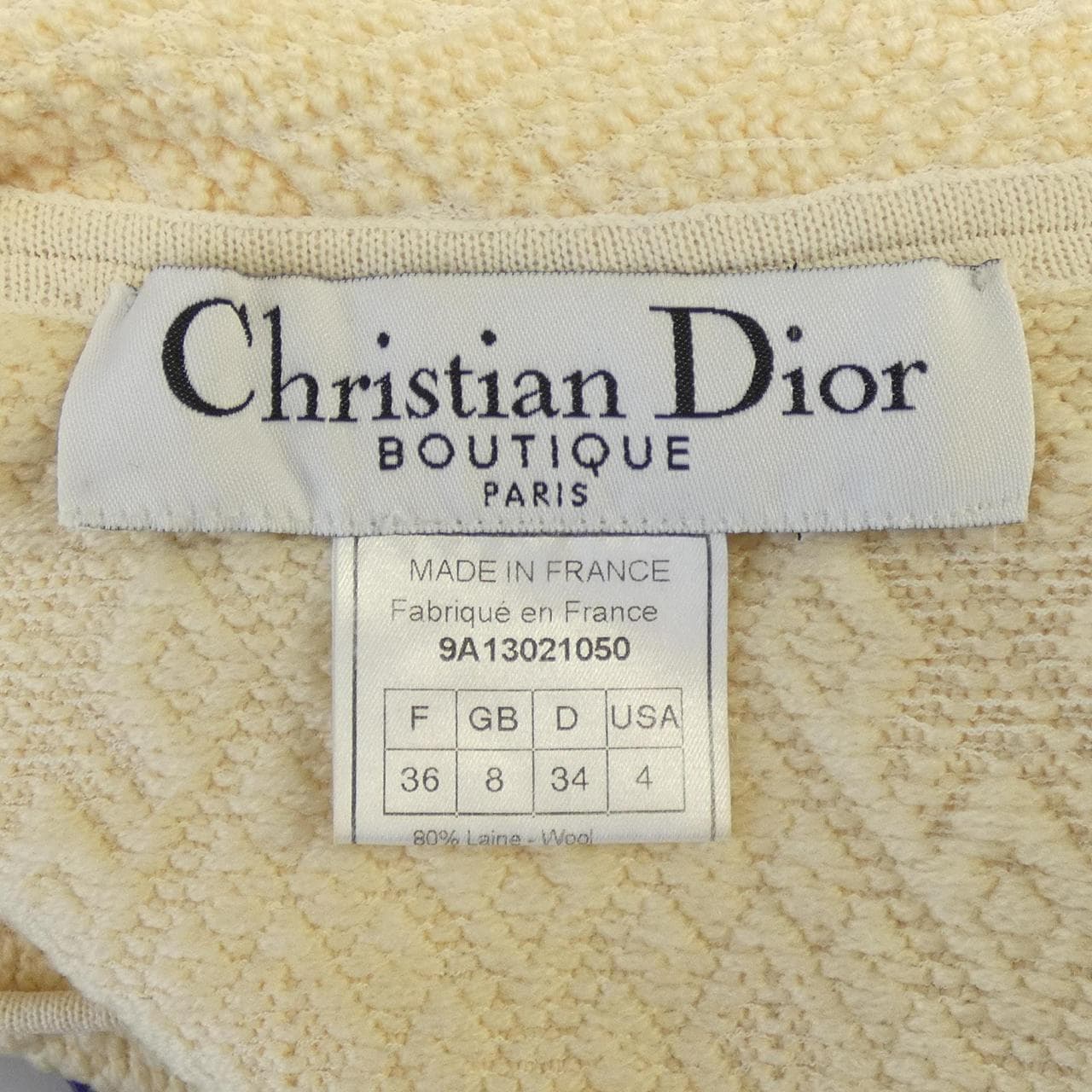 クリスチャンディオール CHRISTIAN DIOR 9A13021050 ジャケット