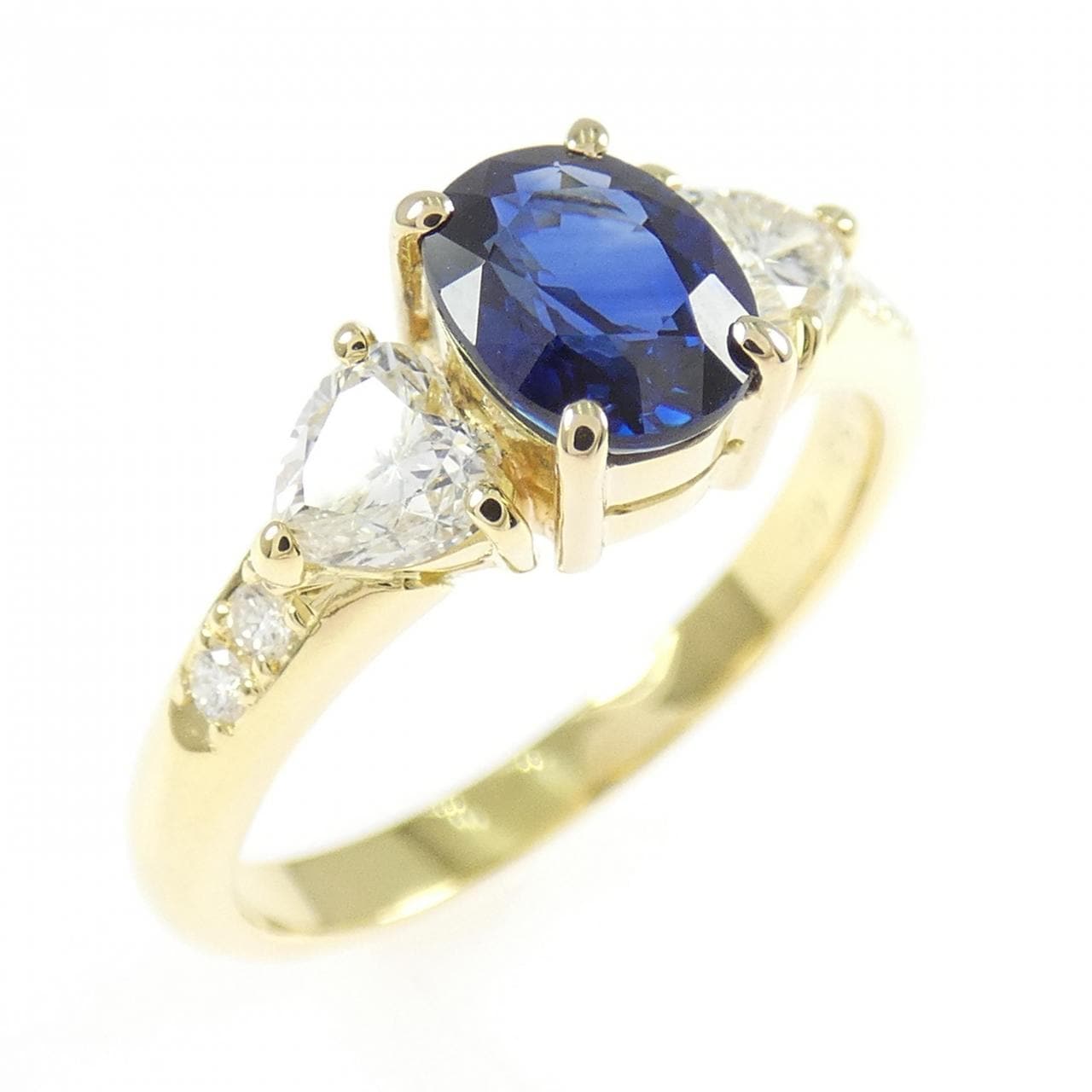 K18YG サファイヤ リング 0.93CT