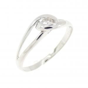 K18WG ダイヤモンド リング 0.08CT
