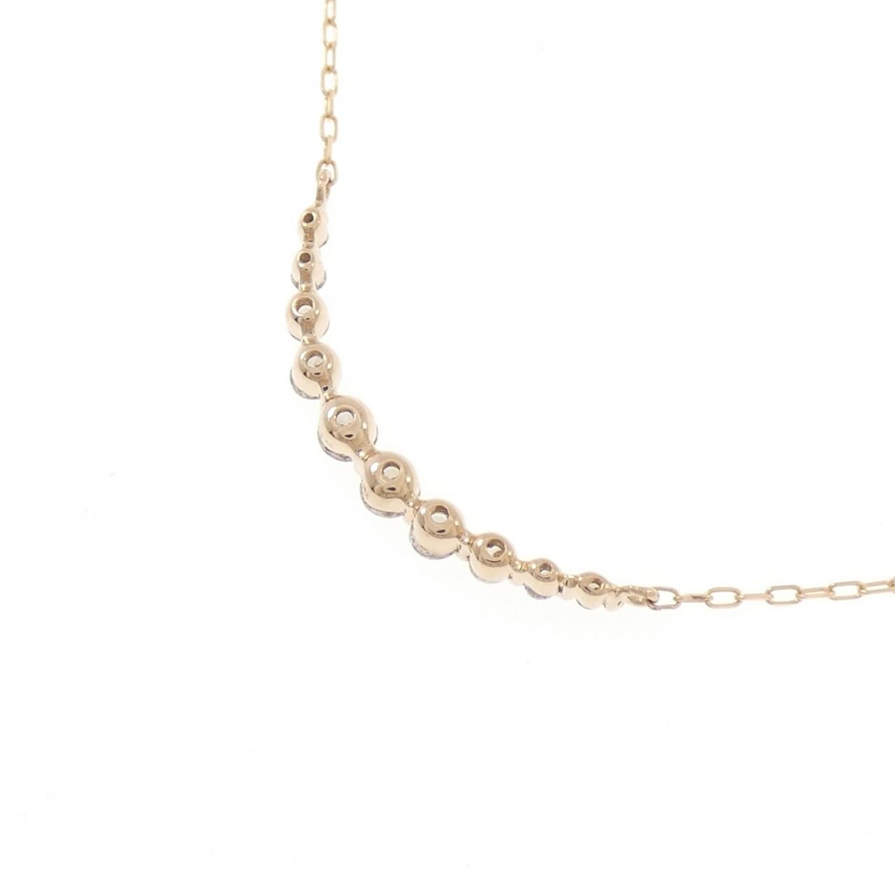 K18PG ダイヤモンド ネックレス 0.30CT