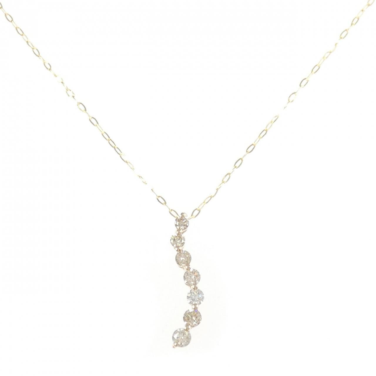 ジーエスティービー ダイヤモンド ネックレス 0.35CT
