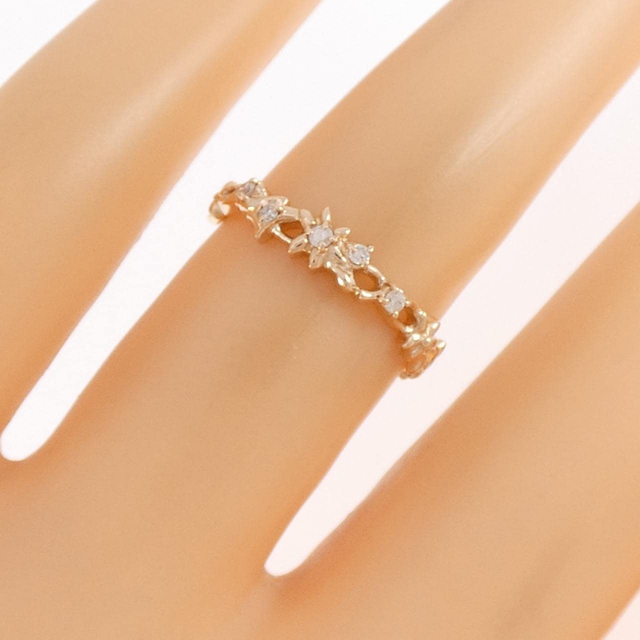 アガット ダイヤモンド リング 0.05CT