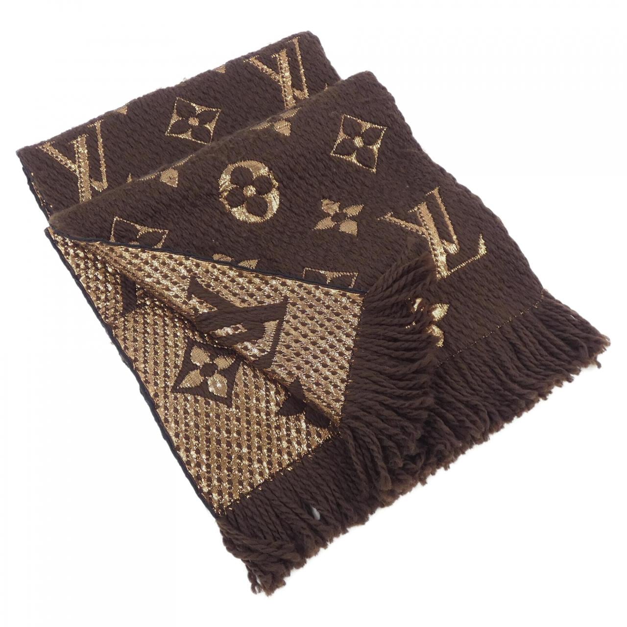 ルイヴィトン LOUIS VUITTON エシャルプ ロゴマニア シャイン M71383 MUFFLER