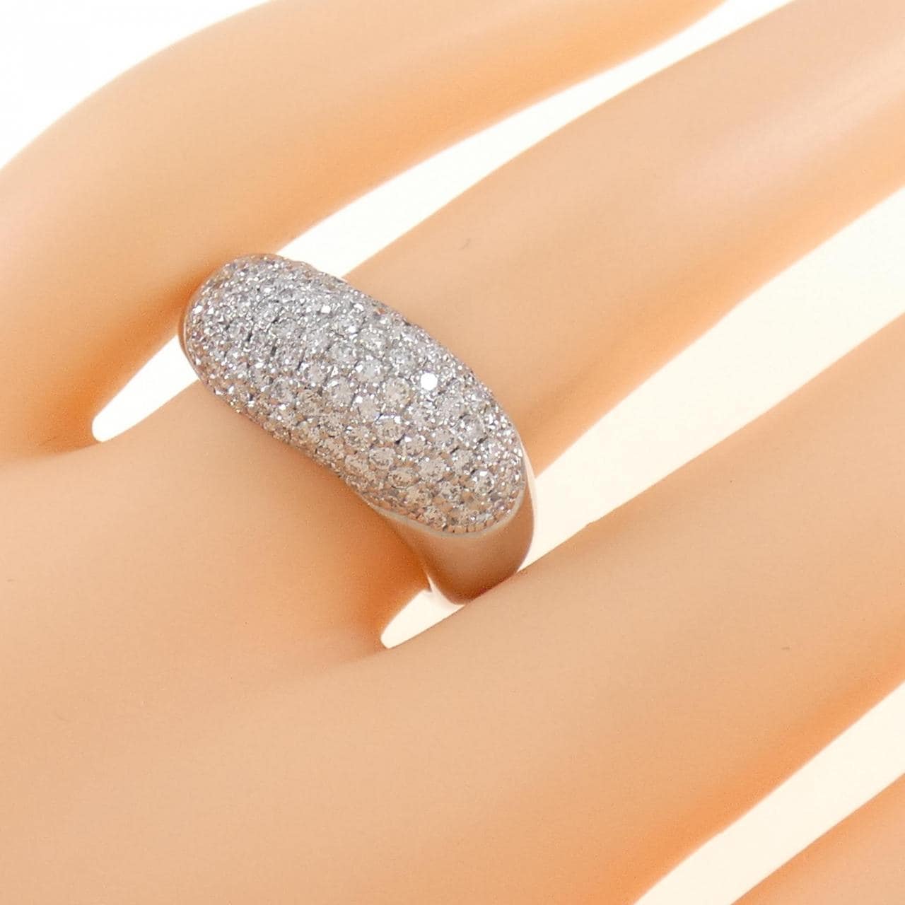 PT 密镶钻石戒指 1.00CT