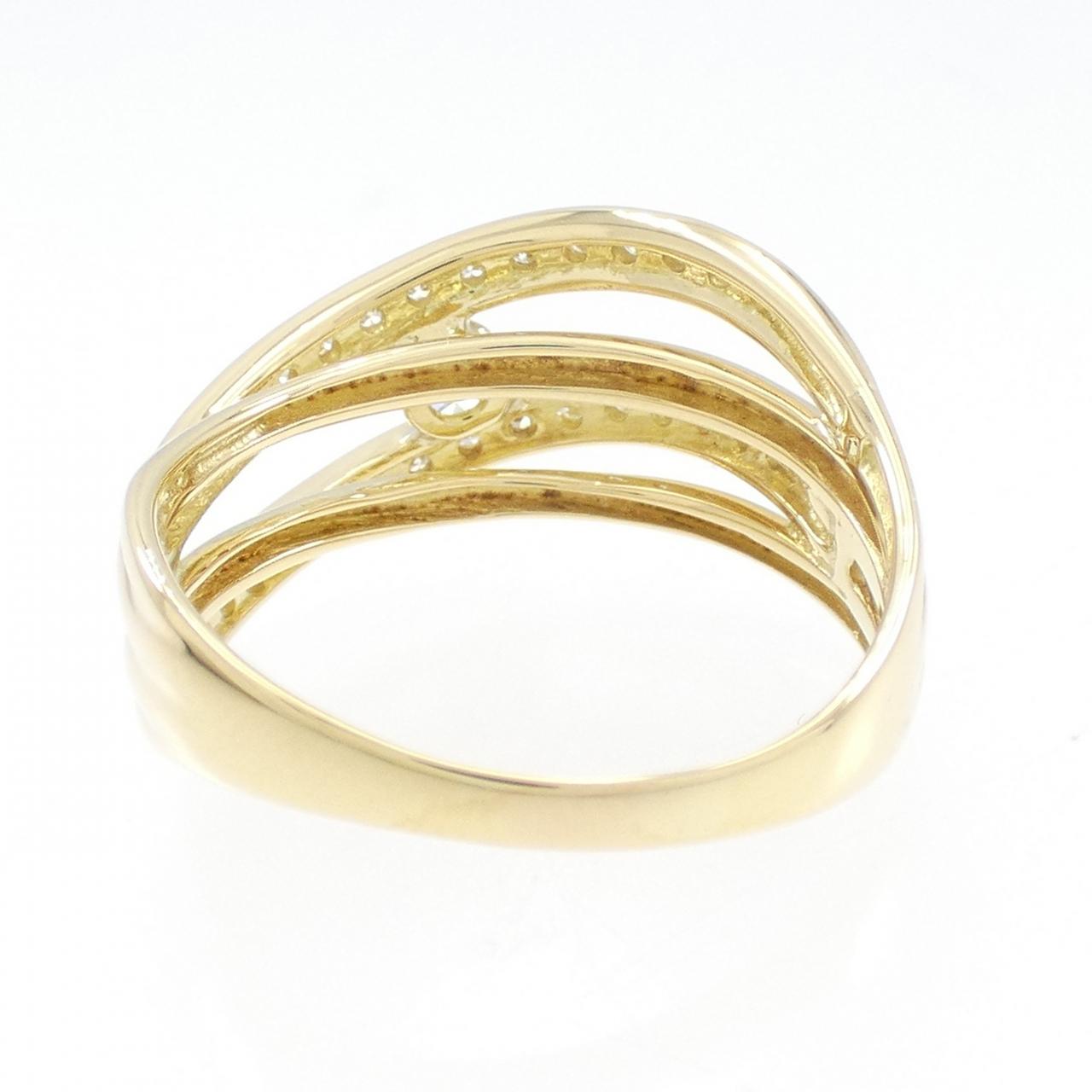 K18YG ダイヤモンド リング 0.30CT