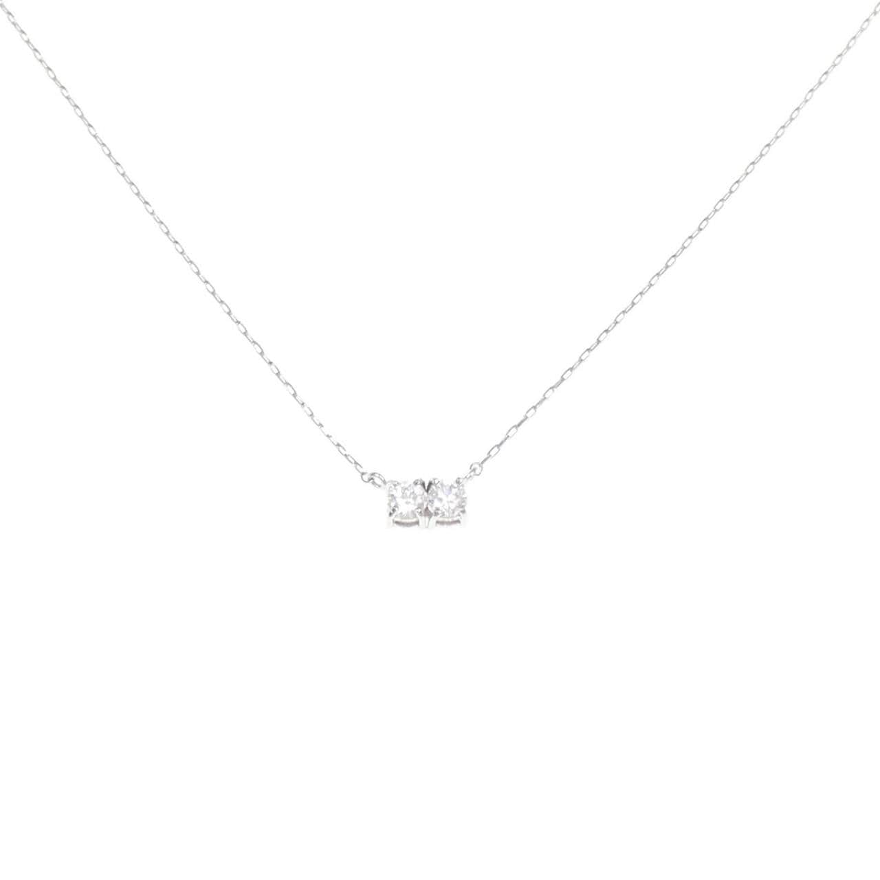 【リメイク】PT ダイヤモンド ネックレス 0.16CT