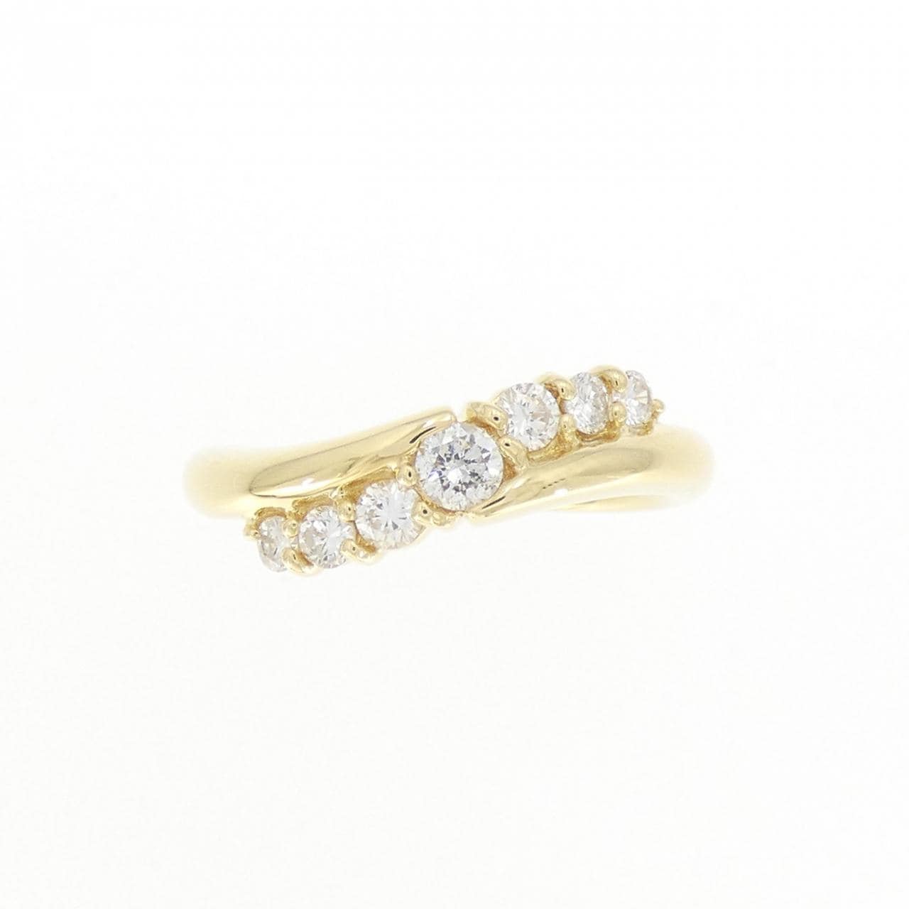K18YG ダイヤモンド リング 0.33CT