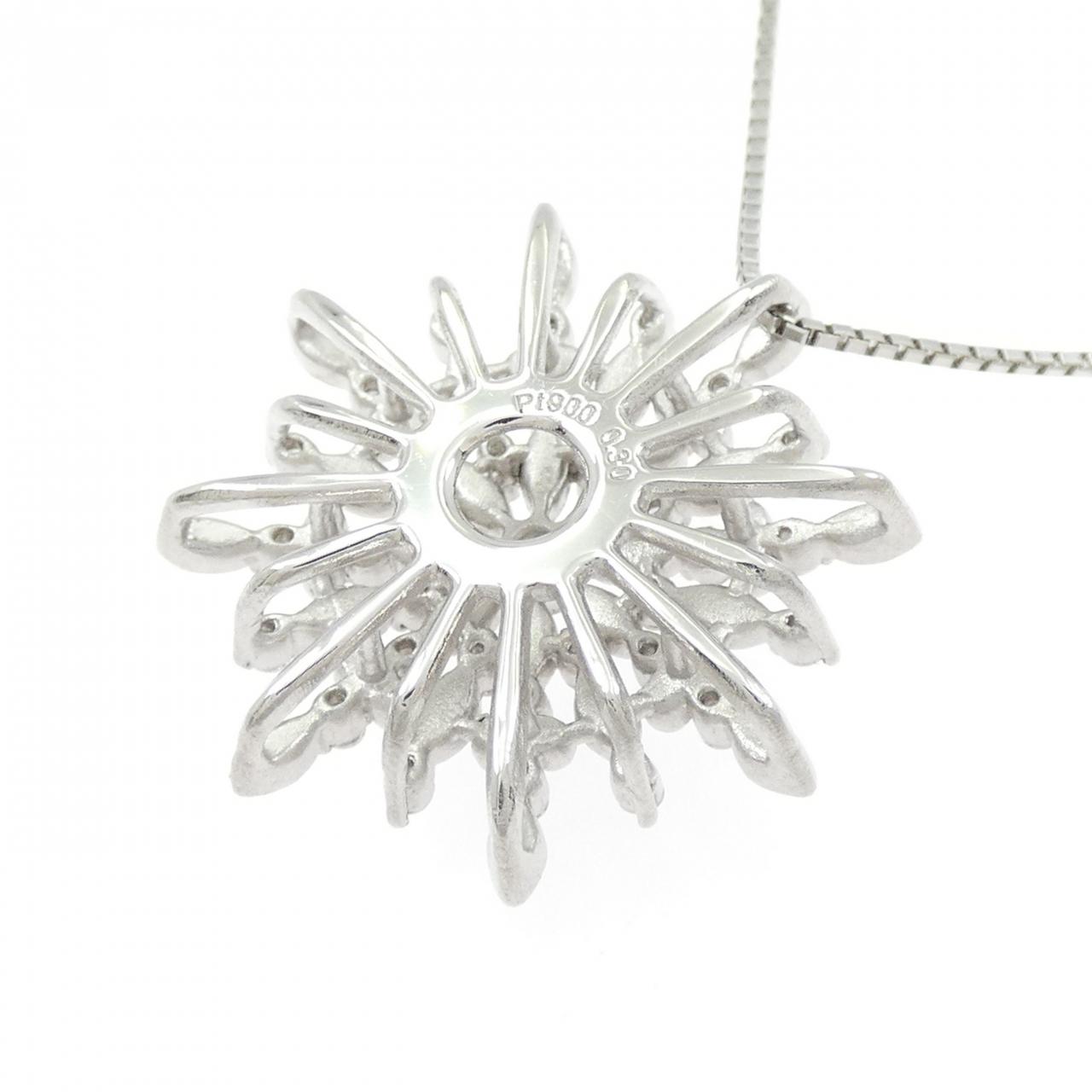 PT900/PT850 ダイヤモンド ネックレス 0.30CT