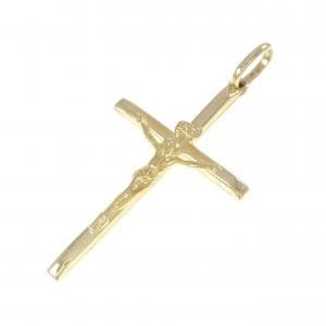 K18YG クロス ペンダント