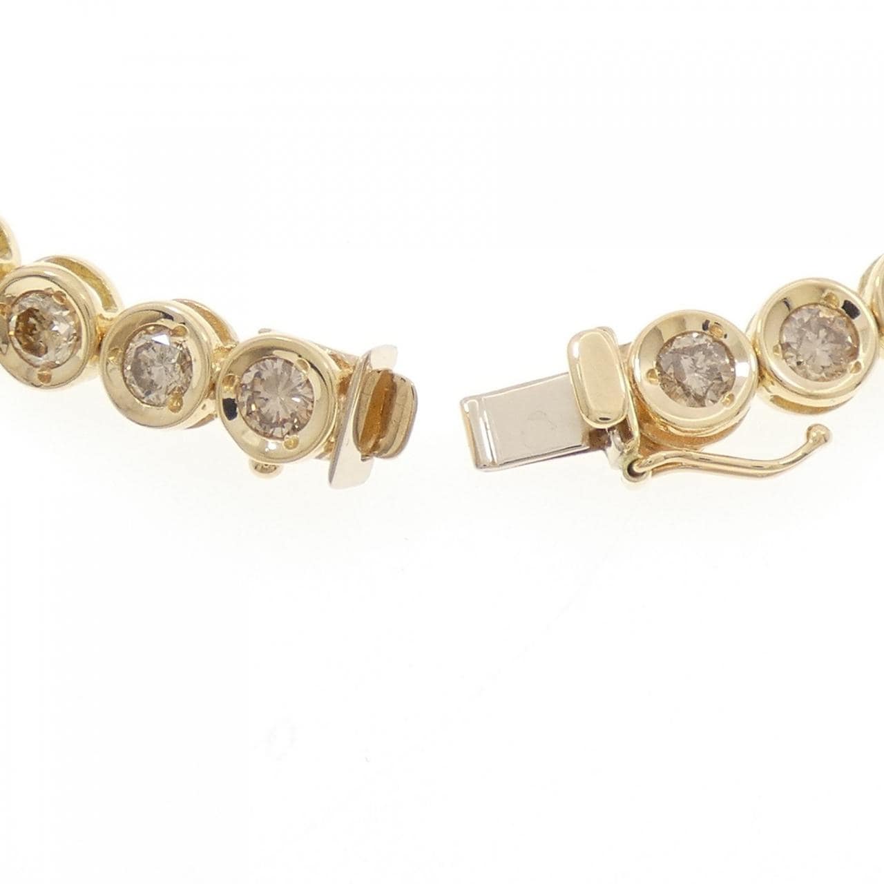 K18YG ダイヤモンド ブレスレット 5.00CT