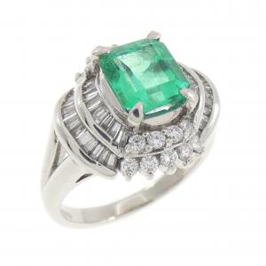 PT850 エメラルド リング 1.31CT コロンビア産