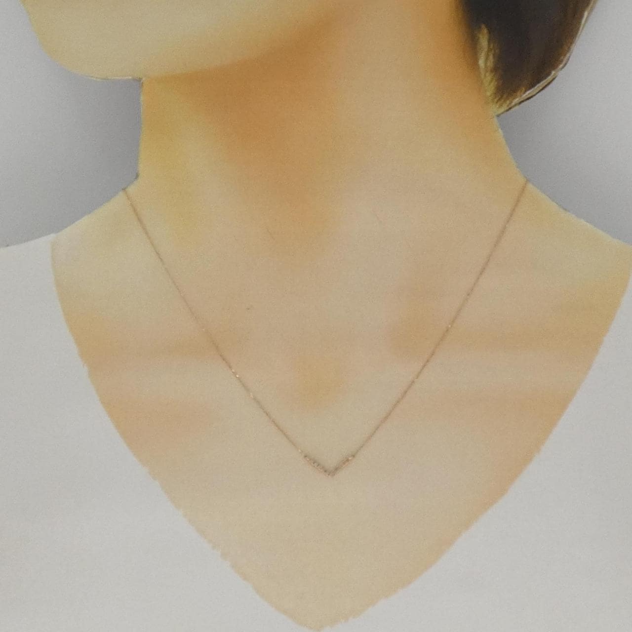 K10PG ダイヤモンド ネックレス 0.02CT