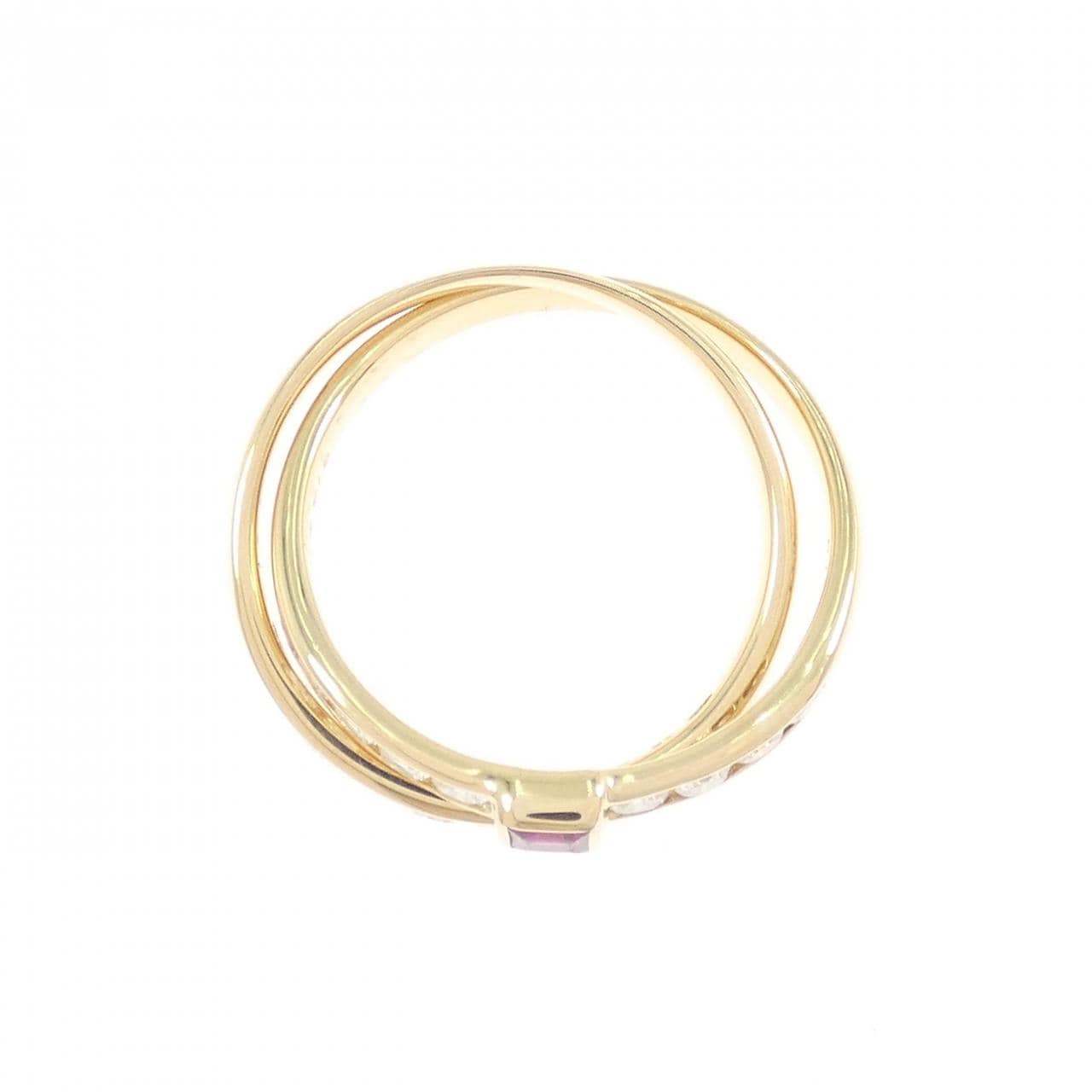 タサキ ルビー リング 0.19CT