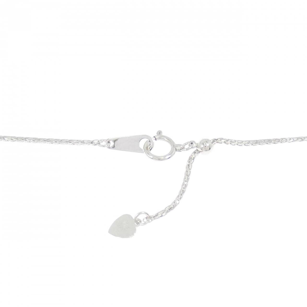 K18WG ダイヤモンド ネックレス 0.55CT