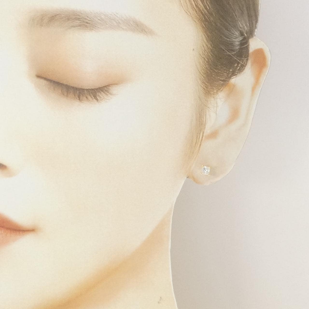 K18YG ダイヤモンド ピアス 0.46CT