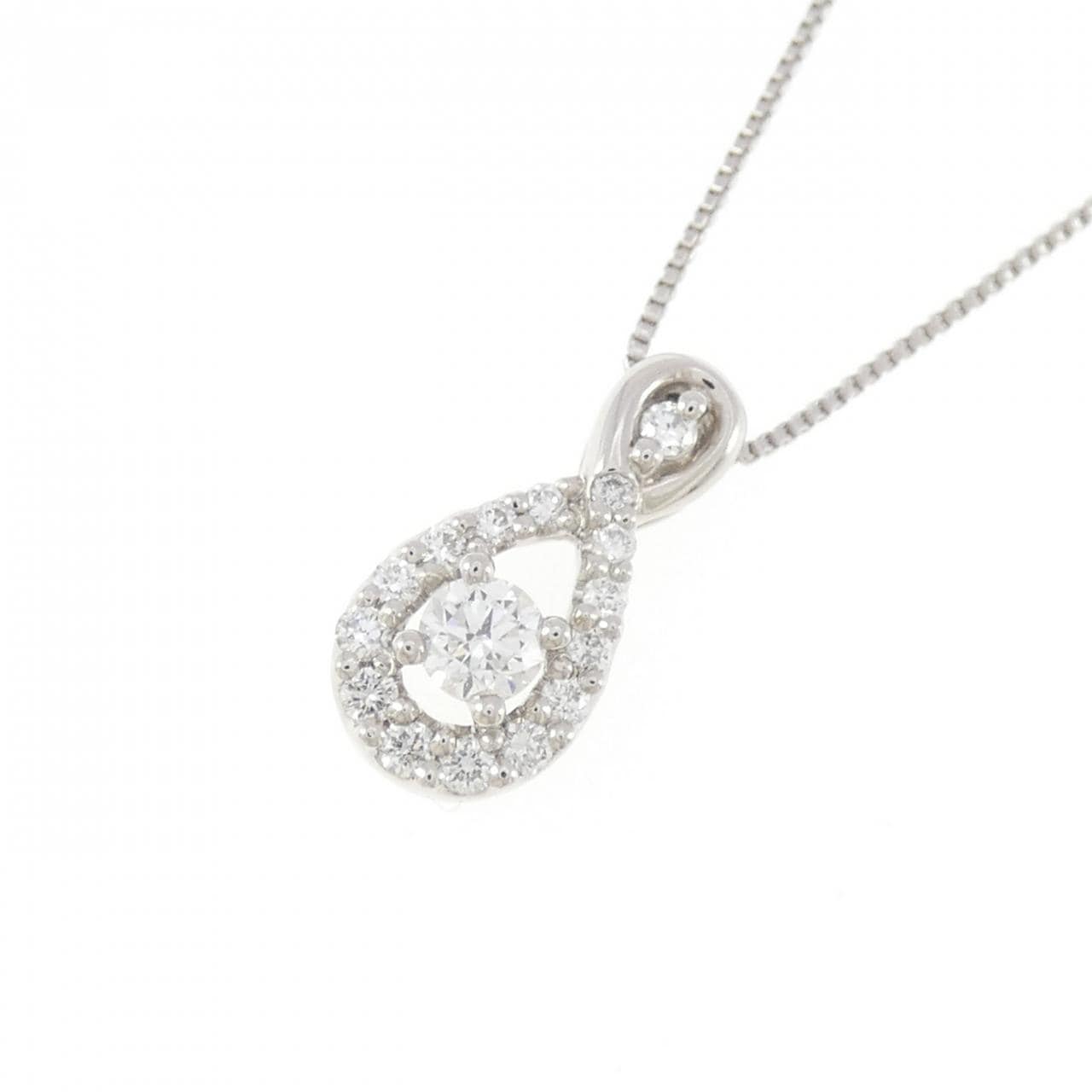 PT950/PT850 ダイヤモンド ネックレス 0.179CT