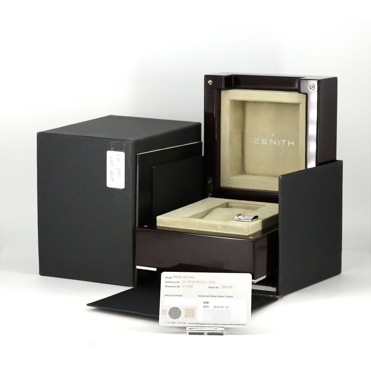 【ノーメンテナンス還元価格】ゼニス パイロットアエロネフタイプ20 03.1930.681/21.C723 SS 自動巻