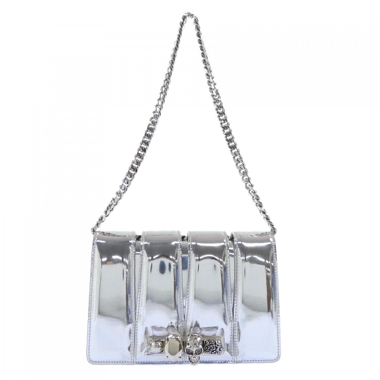 アレキサンダーマックイーン ALEXANDER McQUEEN 4リング スラッシュ ショルダー BAG