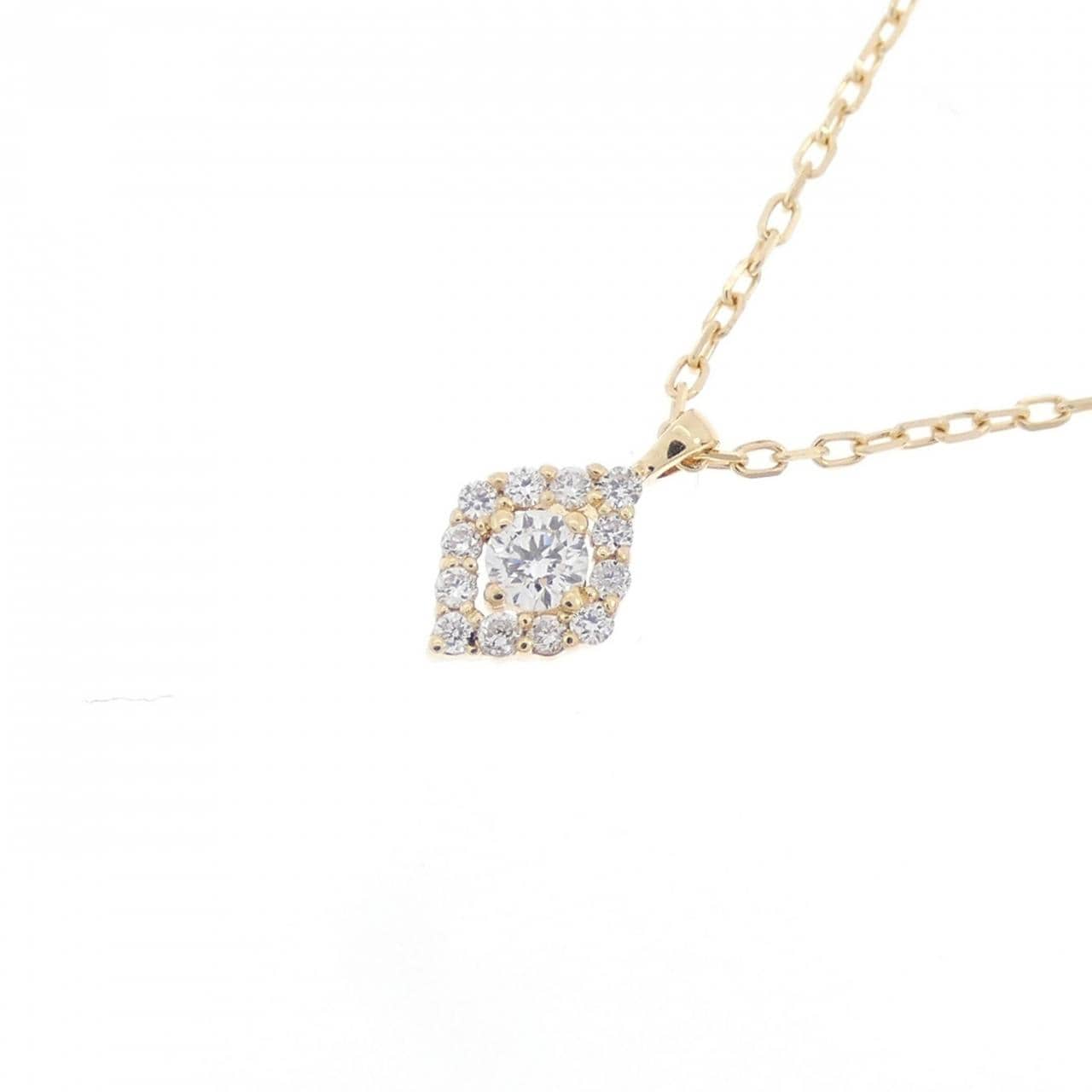 K18YG ダイヤモンド ネックレス 0.07CT