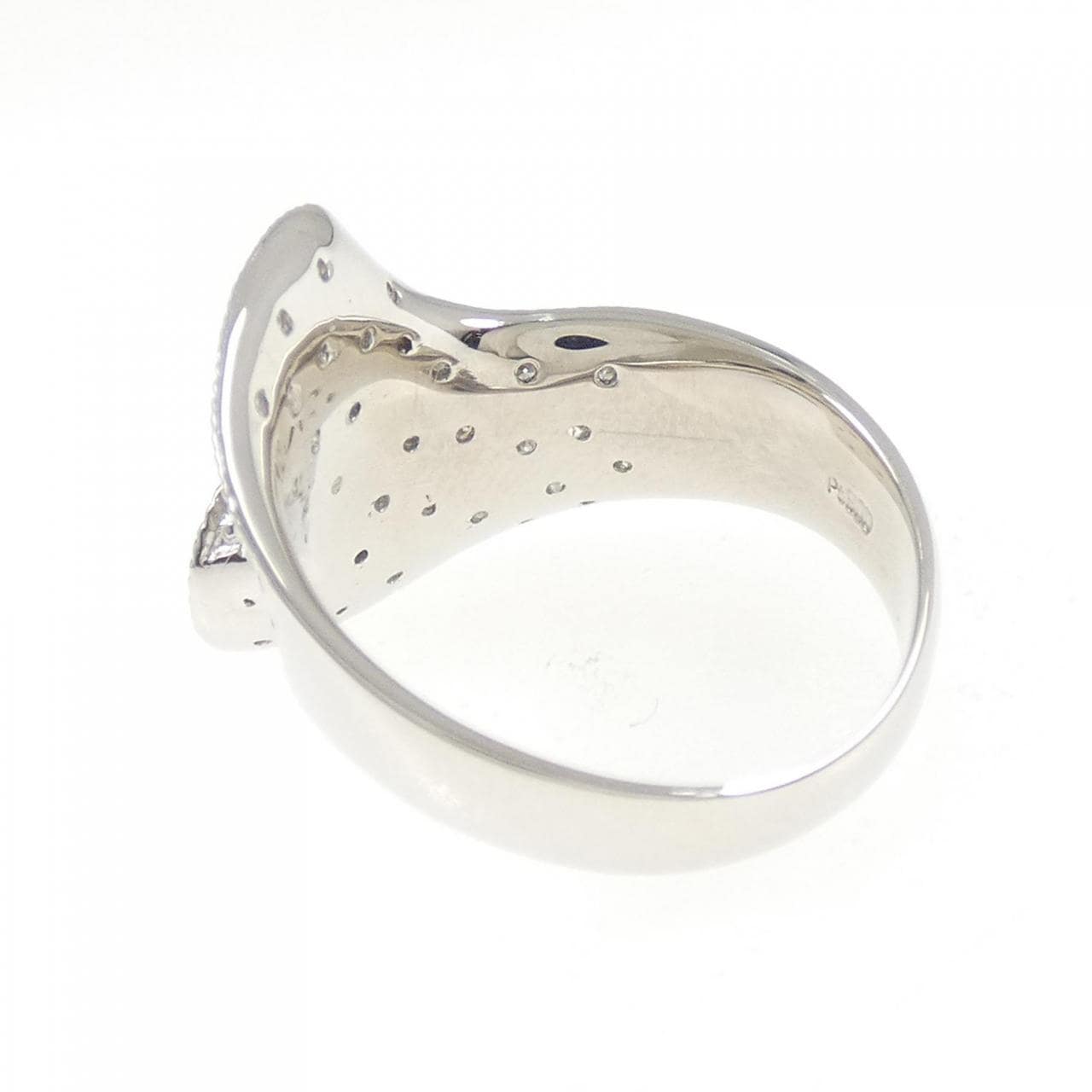 PT900 パヴェ ダイヤモンド リング 0.30CT