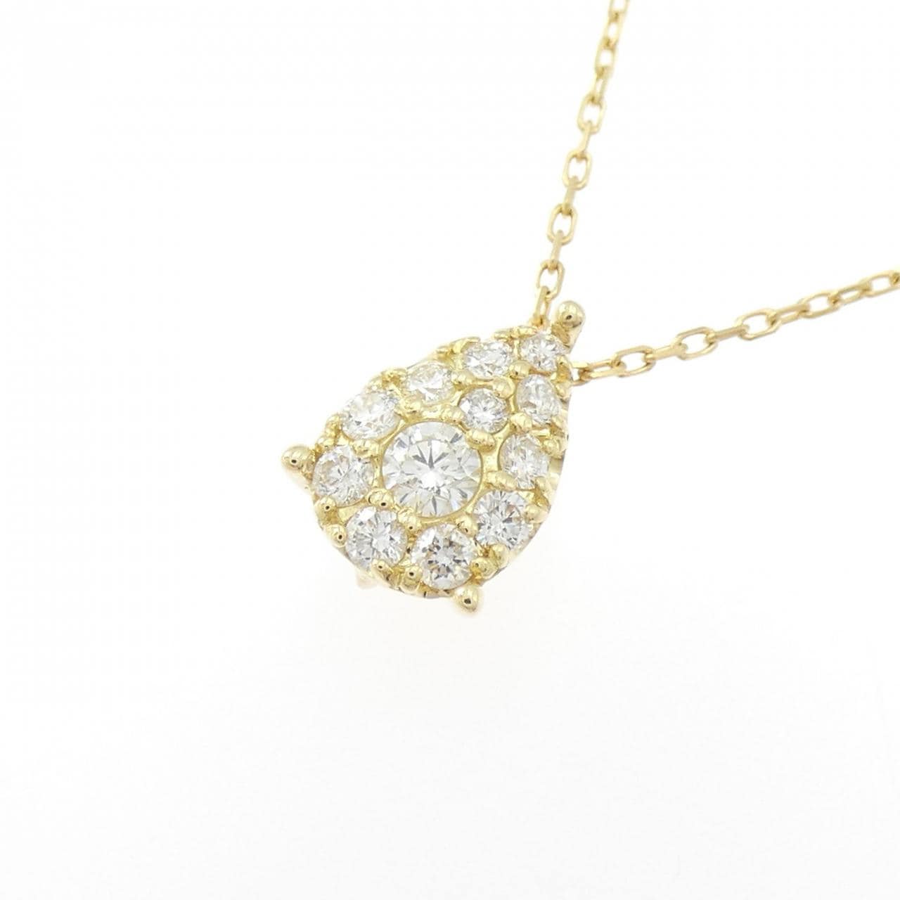K18YG ダイヤモンド ネックレス 0.30CT
